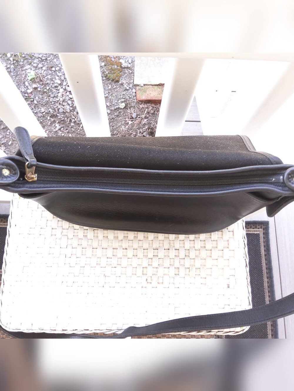 Vtg Coach Fletcher Flap 1995 adjustable Shoulder bag - Picture 6 of 9